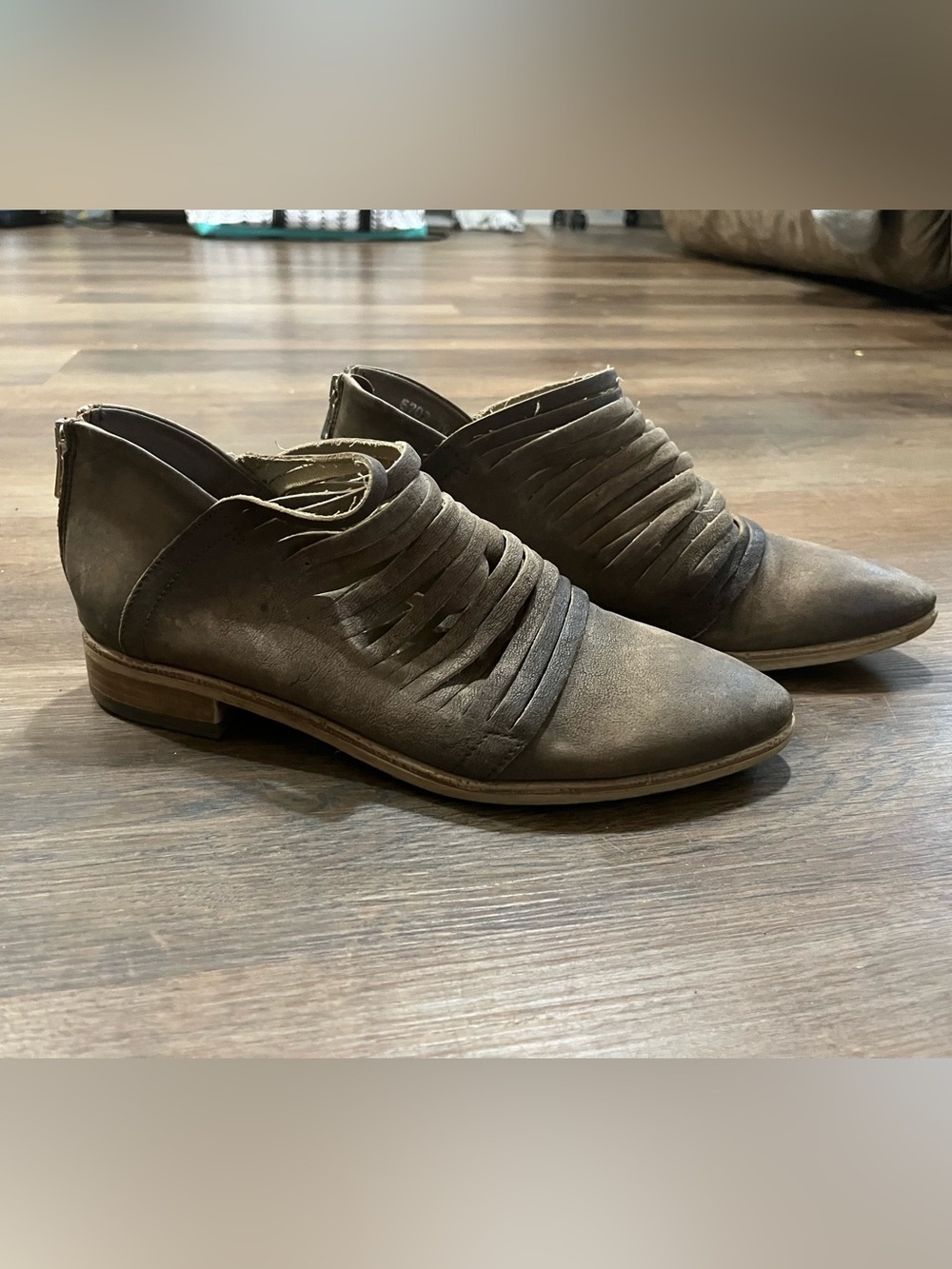 Free People Lost Valley Ankle Boots | Italian Leather | EU 39 | Boho Distressed - Picture 7 of 10